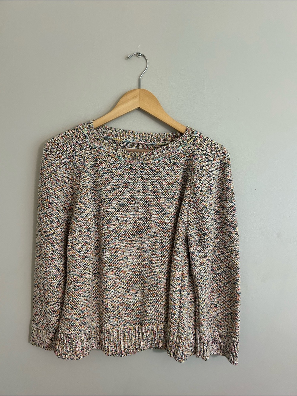 Multicolor Crewneck Sweater - Woman’s Casual Knit